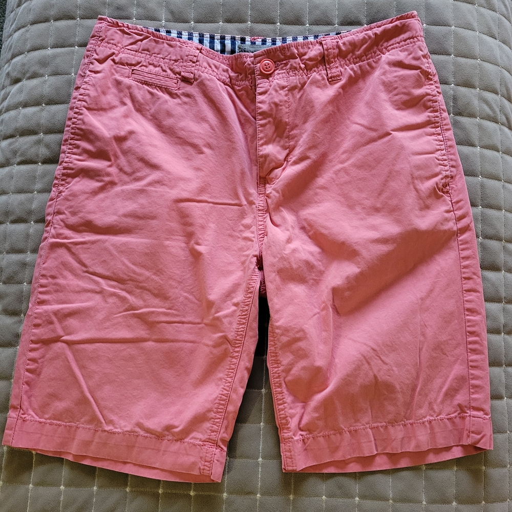 Men's Coral Flat Front Shorts